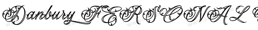 Danbury FERSONAL USE字体转换